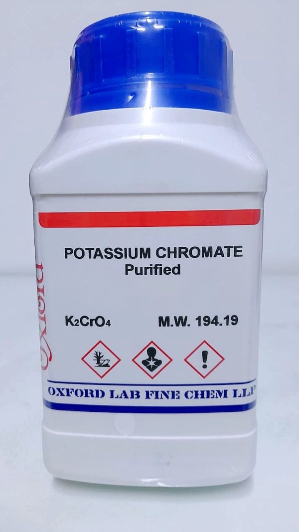 POTASSIUM CHROMATE 99% PURIFIED 500 gr – BATCH N° 62640 - OXFORD LAB FINE