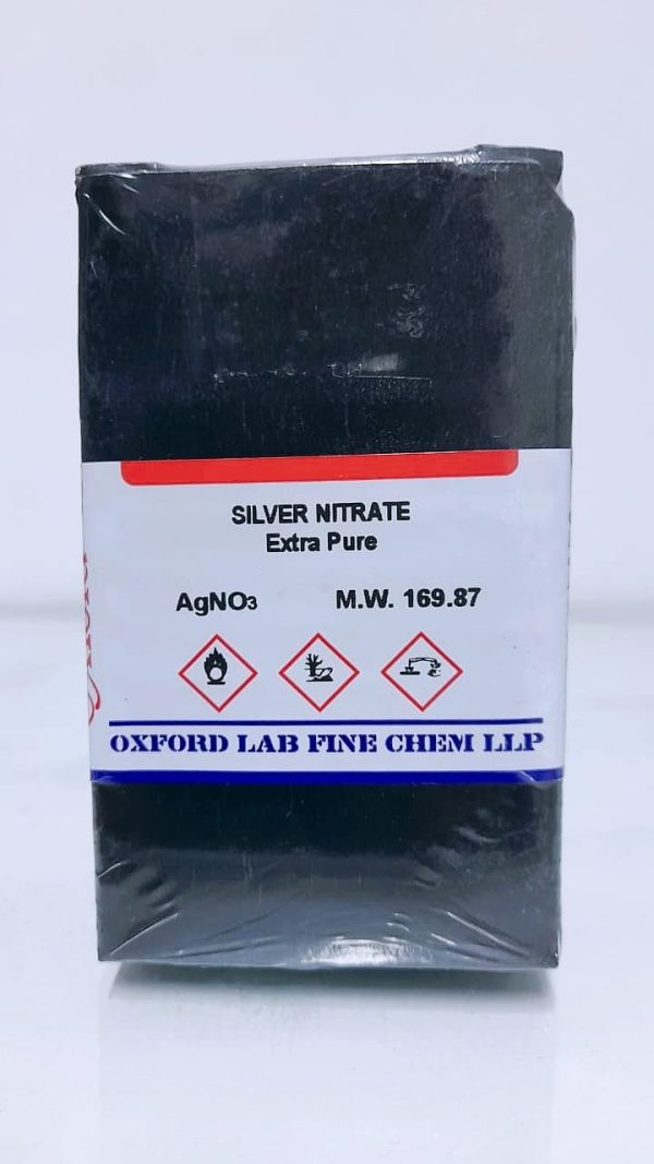 SILVER NITRATE 99% EXTRA PURE 50 gr – BATCH N° 24050 - OXFORD LAB FINE